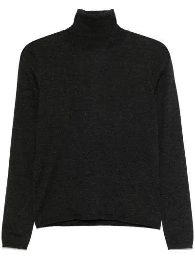 MAX MARA MAX MARA GRAY CASHMERE TURTLENECK
