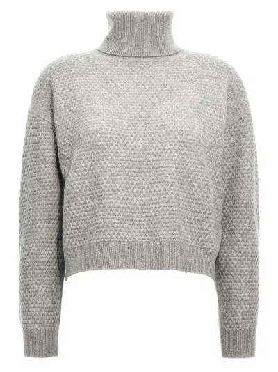 Max Mara Gray Cashmere Women's Cardigan