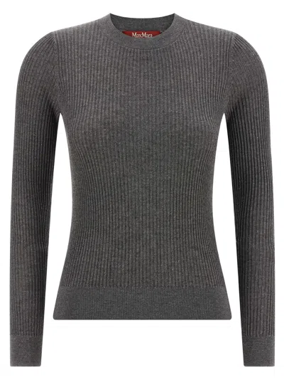Max Mara Gray Silk Women's Cardigan