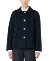 Max Mara Grazia Wool Jacket In Blue