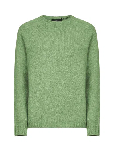 Max Mara Green Alpaca Blend Ghiacci Sweater