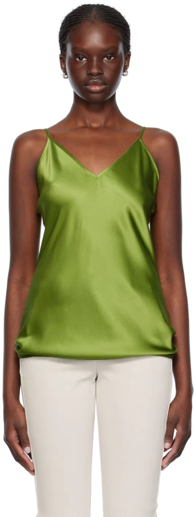 Max Mara Green Lucca Camisole In 1 Lime Green