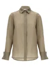 Max Mara Nola Shirt And Blouse Green In Brown