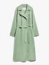 Max Mara Green Wool And Cashmere Jacket For Women In Green