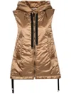 Max Mara Greengo Padded Gilet In Brown