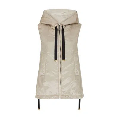Max Mara Greengo Sleeveless Jacket - The Cube In Brown