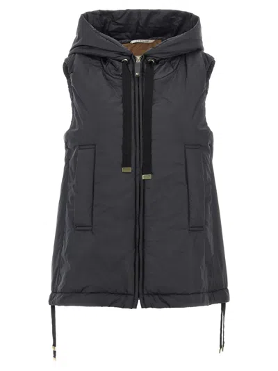 Max Mara 'greengo' Vest In Blue