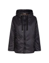 Max Mara Greenh Coated Canvas Rain Jacket In Black