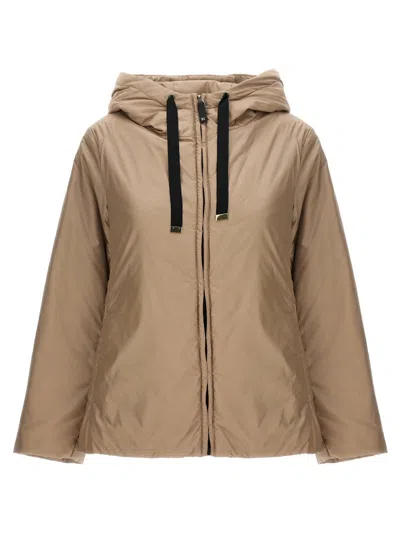 Max Mara 'greenh' Down Jacket In Brown