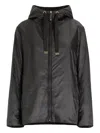 Max Mara Greenh Hooded Jacket In Black