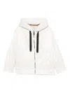 Max Mara Greenh Hooded Padded Jacket In White