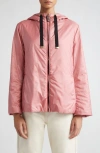 Max Mara Greenh Insulated Hooded Jacket In Coral
