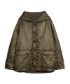 Max Mara Giacca Reversibile Imbottita In Tela In Brown