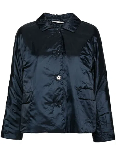 Max Mara Greens Padded Jacket In Black