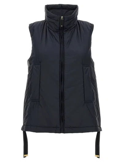 Max Mara 'greenve' Vest In Blue