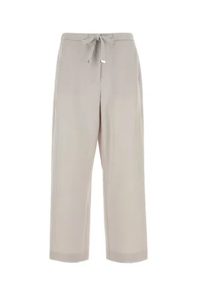 Max Mara Grey Argenta Straight-leg Trousers
