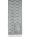 Max Mara Grey Cashmere Scarf In Gray
