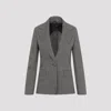Max Mara Women's Muschio Jacket Principe Galles In Grey