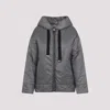 Max Mara Grey Daria Down Jacket In Gray