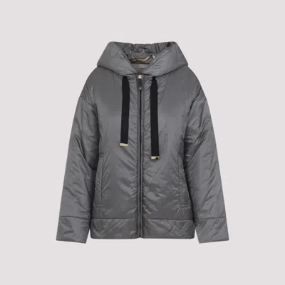 Max Mara Grey Daria Down Jacket In Gray