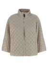 Max Mara The Cube Down Jacket In Gray