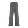 Max Mara Grey Floria Cropped Pants In Gray