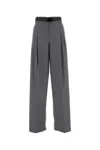 Max Mara Studio Pants Woman Grey In Gray