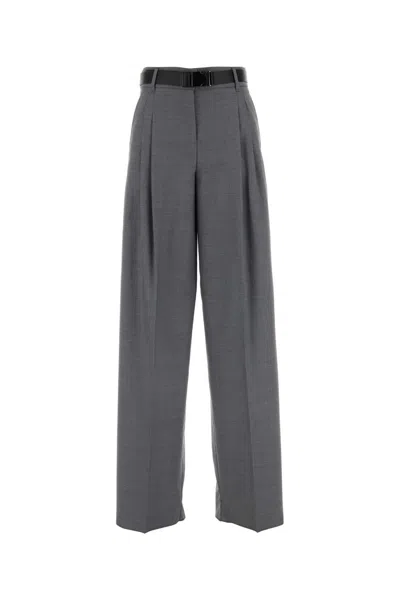 MAX MARA GREY GABARDINE JUANITA PANT