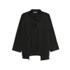 Max Mara Three Quarter Sleeve Jacket In Black