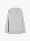 Max Mara Jane Wool And Cashmere Cardigan In Grey