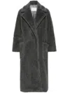 Max Mara Women Kadiak Coat In Grey