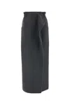 Max Mara Grey Messina Skirt In Grey