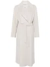Max Mara Long-sleeved Coat In Grey