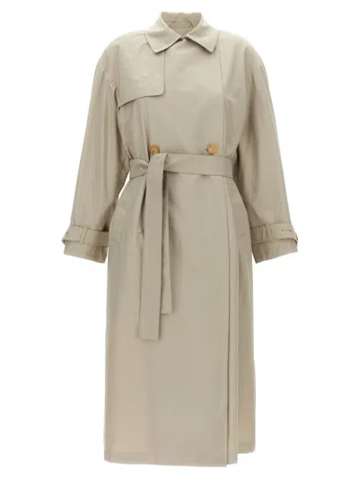 Max Mara Grey Strench Trench Coat