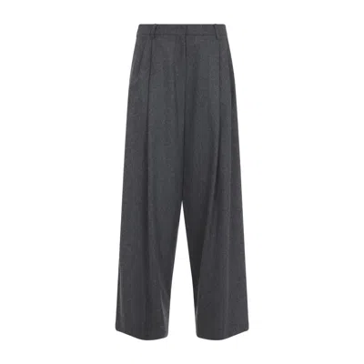 MAX MARA GREY WOOL PANTS