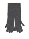 Max Mara Timor Grey Cashmere Gloves In Grey