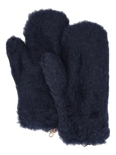 Max Mara Guanti In Blue