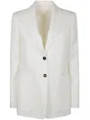 Max Mara Guglia Linen Blazer Jacket In White