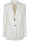 Max Mara Spire Linen Blazer Jacket Clothing In White