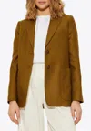 Max Mara Single-breasted Linen Blazer
