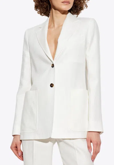 Max Mara Guglia Single-breasted Linen Blazer