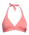Max Mara Halter Triangle Bikini Top In Pink