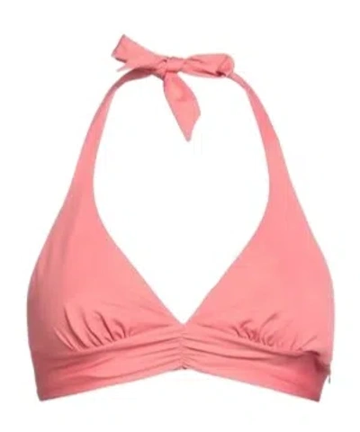 Max Mara Halter Triangle Bikini Top In Pink