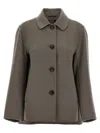 Max Mara Lily Overshirt In Brown