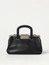 Max Mara Logo Detailed Top Handle Bag In Black