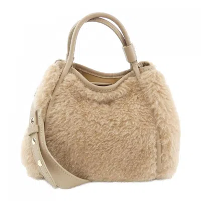 Pre-owned Max Mara Handbag () In Beige