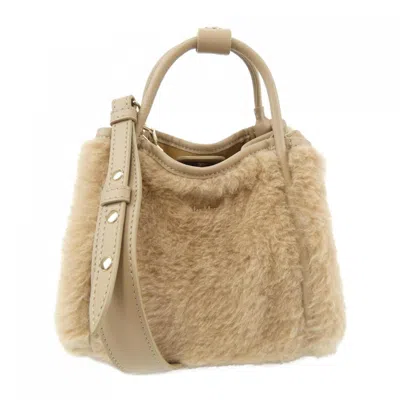 Pre-owned Max Mara Handbag () In Beige