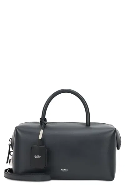 Max Mara Handbag With Handles And Shoulder Strap In Black
