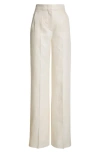 Max Mara Women's Hangar Linen Wide-leg Trousers In Ivory