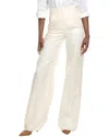 Max Mara Alcano Linen Trouser In White